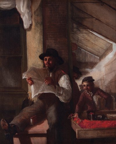 Strawberry Man at Fourth and Race by Unbekannt Unbekannt